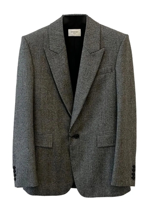 Saint Laurent checked single-breasted blazer - Grey
