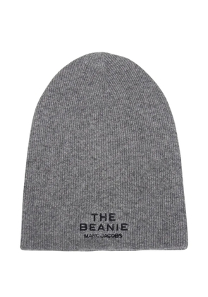 Marc Jacobs embroidered-logo beanie - Grey