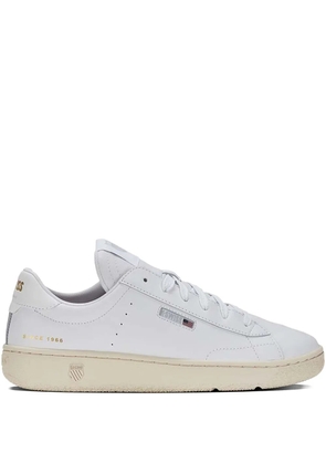 K-Swiss leather court-style sneakers - White