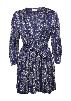 SANDRO V-neck mini dress - Blue