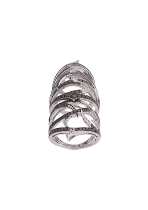 Stephen Webster embellished armour ring - Silver