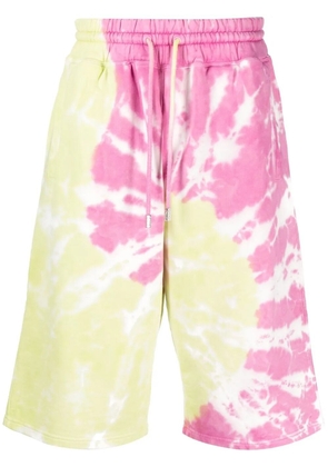 GCDS tie-dye print bermuda shorts - Pink