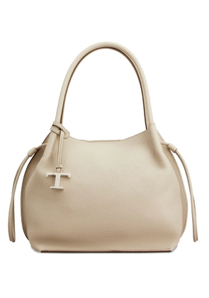 Tod's medium leather tote bag - Neutrals