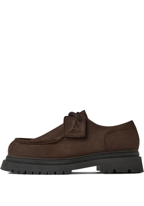 Manière De Voir L’Atelier nubuck-leather chunky-sole shoes - Brown