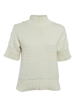 See by Chloé button-detail knitted top - Neutrals