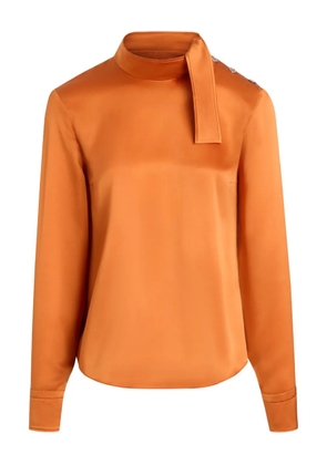 Patou scarf-detail blouse - Orange