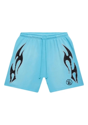 HELLSTAR The Hellstar Flame track shorts - Blue