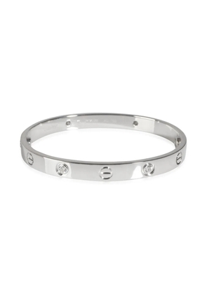 Cartier 18kt white gold Love diamond bracelet - Silver