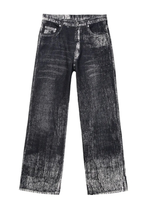 CamperLab acid-wash effect straight-leg jeans - Black