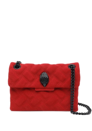Kurt Geiger London Kensington quilted leather cross body bag - Red