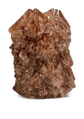 Mineral Series mini Crystal vase (16cm x 10 cm) - Brown