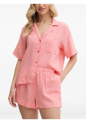 DKNY embroidered-pocket pajamas - Pink