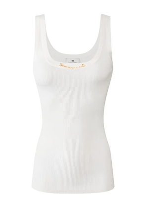 Elisabetta Franchi scoop-neck top - Neutrals