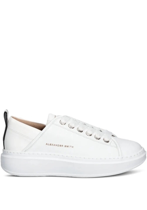 Alexander Smith lace-up platform sneakers - White