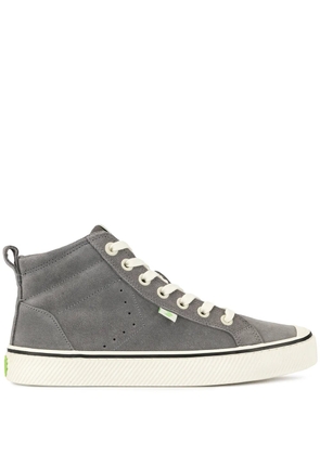 Cariuma OCA high-top stripe suede sneakers - Grey