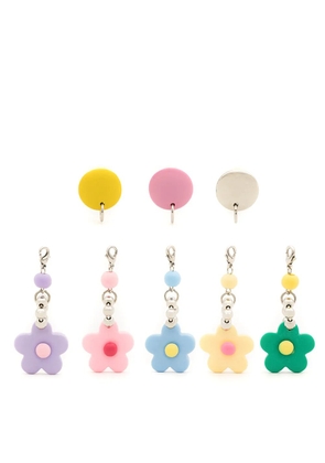 Amir Slama Bijoux flower drop chain earring set - Multicolour
