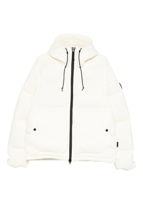 Stone Island hooded zip-up jacket - White