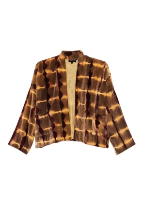 YAVI tie-dye jacket - Brown