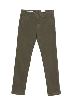 Jacob Cohën welt-pocket trousers - Green