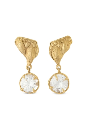 LOVENESS LEE Tota sapphire drop earrings - Gold