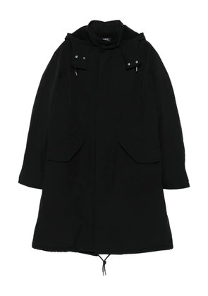 A.P.C. single-breasted coat - Black