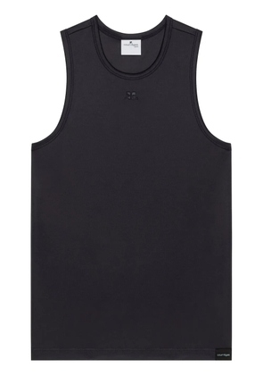 Courrèges football tank top - Black