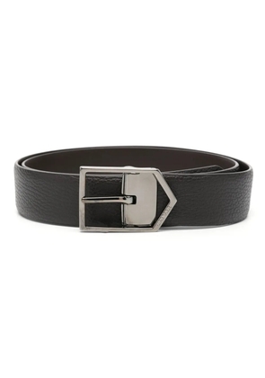 Canali tumbled leather belt - Brown