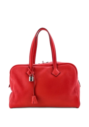 Hermès Pre-Owned Victoria II Bag Clemence 35 satchel - Red