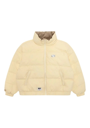 AAPE BY *A BATHING APE® Moonface puffer jacket - Yellow
