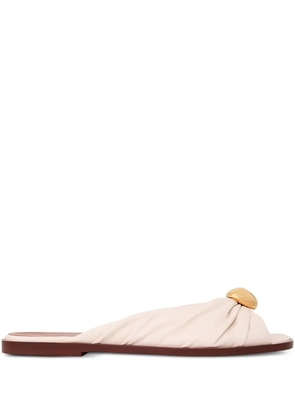 ZIMMERMANN knotted-detail slides - Neutrals