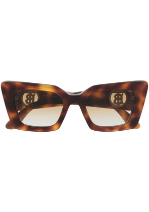 Burberry Eyewear tortoise square-frame sunglasses - Brown