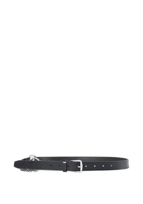 Ann Demeulemeester Dine leather belt - Black