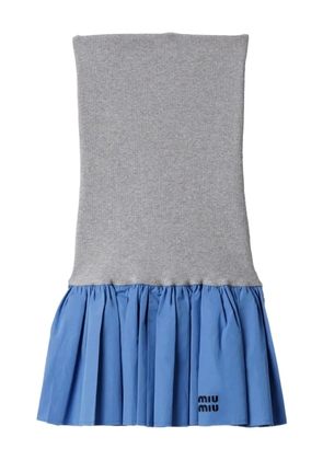 Miu Miu panelled mini skirt - Blue