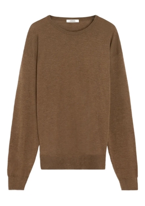LEMAIRE crew-neck wool sweater - Brown