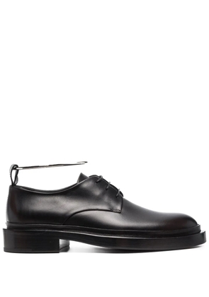 Jil Sander hardware-detail derby shoes - Black