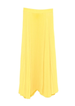 STYLAND pleated maxi skirt - Yellow