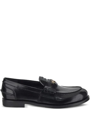 Miu Miu leather penny-strap loafers - Black