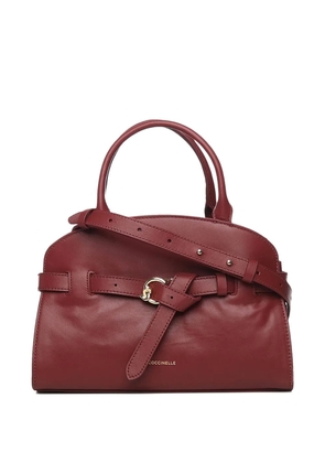 Coccinelle buckle strap shoulder bag - Red