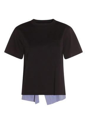 sacai layered T-shirt - Blue