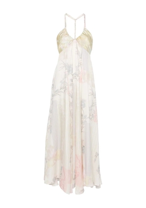 Forte Forte abstract-print maxi dress - Neutrals