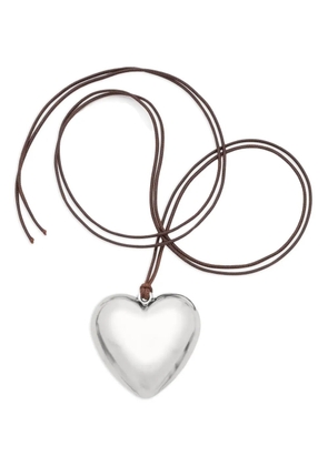 The Good Statement Spirit Big Heart necklace - White