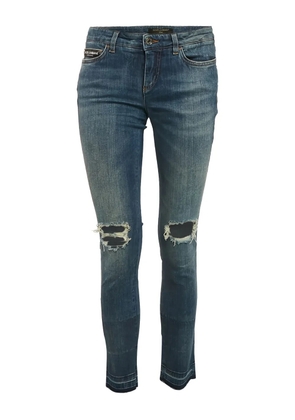 Dolce & Gabbana Pre-Owned distressed-effect jeans - Blue