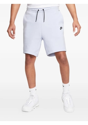 Nike logo-detail fleece shorts - Grey