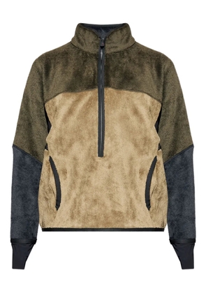 Moncler Grenoble zip-UP sweater - Neutrals