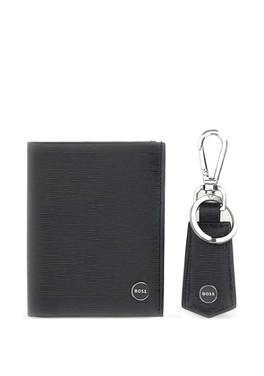 BOSS logo-plaque wallet - Black