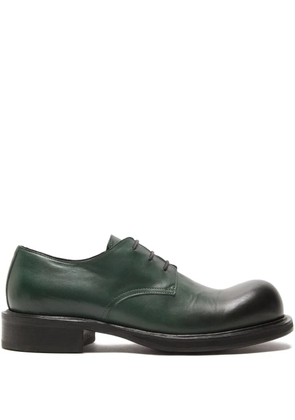 Acne Studios leather derby shoes - Green