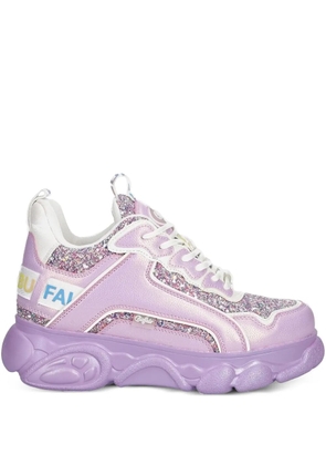 Buffalo CLD Chai glitter platform sneakers - Purple