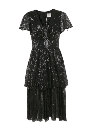 Ingie Paris sequin-embellished dress - Black