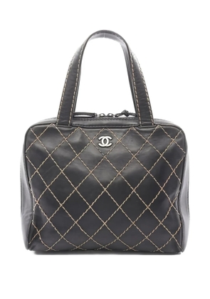 CHANEL Pre-Owned 2000-2002 Wild Stitch tote bag - Black