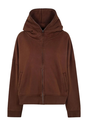ENTIRE STUDIOS zip-fastening hoodie - Brown